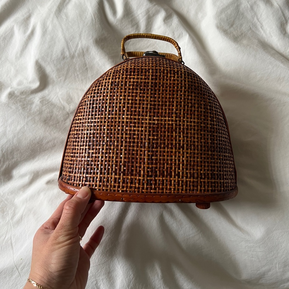 Wicker Basket Purse